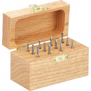 ARCH CUTTING TOOLS 12 Pc Single Cut Burr Set 381-0040