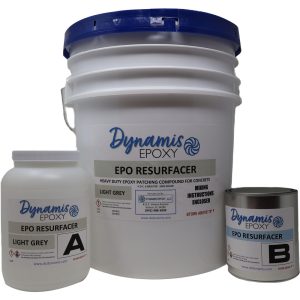 DYNAMIS EPOXY LLC 50 Lb Concrete Repair/Resurfacing RES50LT.GREY