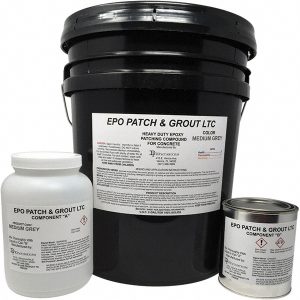 DYNAMIS EPOXY LLC 50 lb Concrete Patching Kit Low Temp EPLT50M.GREY