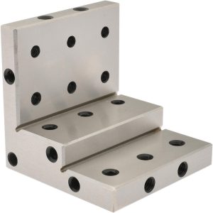 SPI 3" Wide x 3" Deep x 3" High Steel Precision-Ground Angle Plate 63-372-7