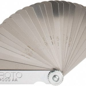 PROTO 25 Piece, 0.0015 to 0.04" Thick, Parallel Feeler Gage Set J000AA