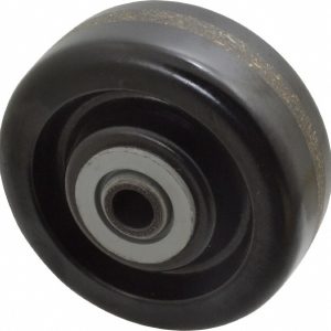 ALBION Caster Wheel: Phenolic, 4" Dia, 1-1/2" Wide, 1/2" Axle TM0410112