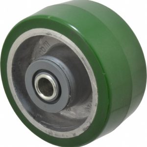 ALBION Caster Wheel: Polyurethane, 4" Dia, 2" Wide, 1/2" Axle PD0420112