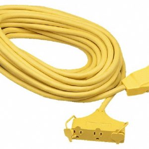 SOUTHWIRE Power Cords; Cord Type: Extension Cord ; Overall Length (Feet): 25 ; Cord Color: Yellow ; Amperage: 15 ; Voltage: 120 ; Standards: OSHA; UL Listed 14880228-6