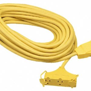 SOUTHWIRE Power Cords; Cord Type: Extension Cord ; Overall Length (Feet): 50 ; Cord Color: Yellow ; Amperage: 15 ; Voltage: 120 ; Standards: OSHA; UL Listed 14880229-6