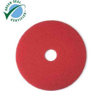 3M Red Buffer Pad 5100, Red, 355 mm x 82 mm, 14 in 7000000678