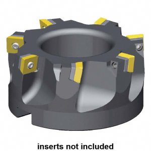 KENNAMETAL 5" Cut Diam, 1-1/2" Arbor Hole Diam, 0.361" Max Depth, Indexable Square-Shoulder Face Mill 1024965