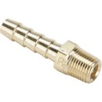 PARKER Barbed Hose Fitting: 1/2" x 5/8" ID Hose, Male Connector 125HBL-10-8