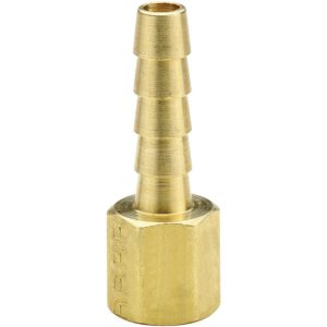 PARKER Barbed Hose Fitting: 1/4" x 3/8" ID Hose, Female Connector 126HBL-6-4