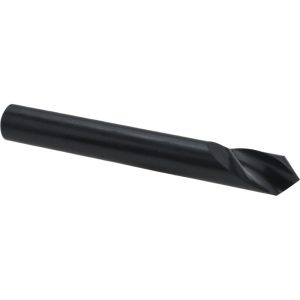 M.A. FORD Countersink: 1/4" Head Dia, 90.00 deg Included Angle, 1 Flute, High-Speed Steel, Right Hand Cut 61025003
