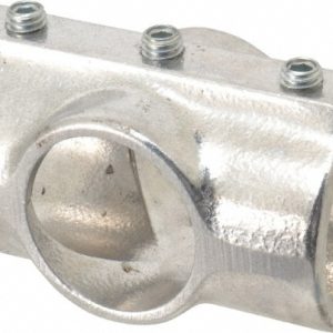 HOLLAENDER 1-1/4" Pipe, Cross-E, Aluminum Alloy Cross Pipe Rail Fitting 7E-7