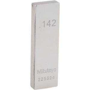 MITUTOYO Rectangle Steel Gage Block: 0.122", Grade AS-1 611162-541