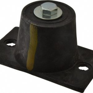 MASON IND. Leveling Mount: 1/2-13 x 1 Thread, 3-5/16" OAW ND-C-YELLOW