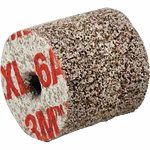 3M Deburring Wheel: 1" Dia, 1" Face Width, 3/16" Hole, Density 6, Aluminum Oxide 7100001140