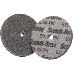 3M Deburring Wheel: 2" Dia, 1/4" Face Width, 1/8" Hole, Density 2, Silicon Carbide 7000120676
