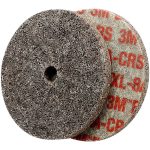 3M Deburring Wheel: 2" Dia, 1/4" Face Width, 1/4" Hole, Density 8, Aluminum Oxide 7000000693