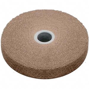 3M Deburring Wheel: 4" Dia, 1/4" Face Width, 1/4" Hole, Density 8, Aluminum Oxide 7010309665