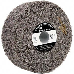 3M Deburring Wheel: 6" Dia, 2" Face Width, 1" Hole, Density 2, Silicon Carbide 7000028446