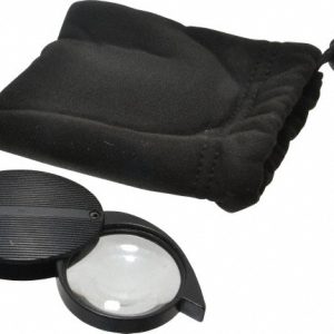 BAUSCH & LOMB 4x Magnification, 2-1/2" Focal Distance, Glass Lens, Handheld Magnifier 812354