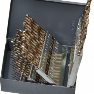 VALUE COLLECTION Drill Bit Set: Jobber Length Drill Bits, 60 Pc, 135 &deg;, Cobalt 01196609