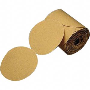 3M PSA Disc: 5" Disc Dia, 400 Grit, Aluminum Oxide 7000118113