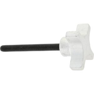 GIBRALTAR Lobed Knob: 2" Head Dia, 4 Points, Aluminum ALHA-4-G
