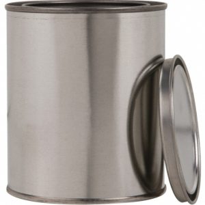 MT CONTAINERS, INC. 1 Pt Round Tin Can with lid CS 240 1 PT RND