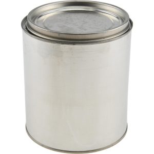 VALUE COLLECTION 1/2 gal Round Tin Can with Lid 65358673