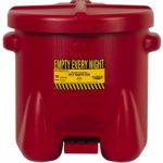 EAGLE 10 Gallon Capacity, Polyethylene Oily Waste Can 935FL