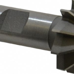 VALUE COLLECTION 1-1/4" Large x 1/2" Small Dia, 17/32" Width of Cut, 90&deg; Included Angle, 10 Teeth, Cobalt Face Angle Cutter CFAC1250-90