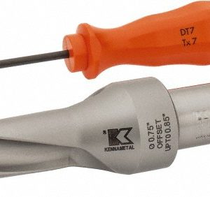 KENNAMETAL 1-7/8" Max Drill Depth, 2.5xD, 19.1mm Diam, Indexable Insert Drill 1527628