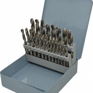 VALUE COLLECTION Drill Bit Set: Jobber Length Drill Bits, 41 Pc, 118 deg, High-Speed Steel 01249929