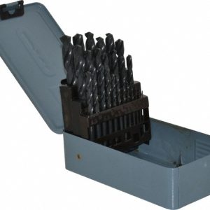 VALUE COLLECTION Drill Bit Set: Jobber Length Drill Bits, 25 Pc, 118 deg, High-Speed Steel 01249937