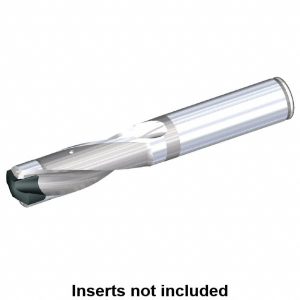 KENNAMETAL Replaceable-Tip Drill: 14.3 to 14.5 mm Dia, 71.37 mm Max Depth, 19.05 mm Straight-Cylindrical Shank 1786062