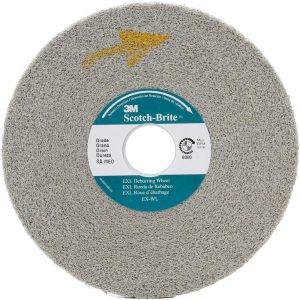 3M Deburring Wheel: 12" Dia, 2" Face Width, 5" Hole, Density 8, Aluminum Oxide 7000028481