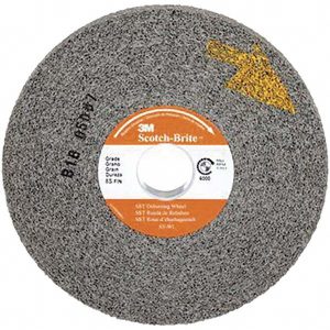 3M Deburring Wheel: 8" Dia, 2" Face Width, 3" Hole, Density 8, Silicon Carbide 7000144590