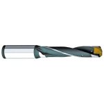 KENNAMETAL Replaceable-Tip Drill: 20.64 to 21.14 mm Dia, 154 mm Max Depth, 25.4 mm Straight-Cylindrical Shank 1519267
