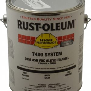 RUST-OLEUM Alkyd Enamel Paint: 1 gal, Gloss Finish, Navy Gray 975402