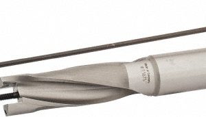 KENNAMETAL Replaceable-Tip Drill: 30.16 to 30.66 mm Dia, 90.49 mm Max Depth, 31.75 mm Straight-Cylindrical Shank 2238566