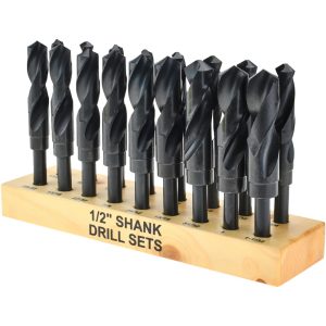 VALUE COLLECTION Drill Bit Set: Reduced Shank Drill Bits, 17 Pc, 118 &deg;, High Speed Steel 01345172