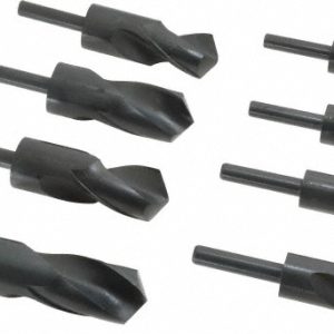 VALUE COLLECTION Drill Bit Set: Reduced Shank Drill Bits, 8 Pc, 118 &deg;, High Speed Steel 01345180