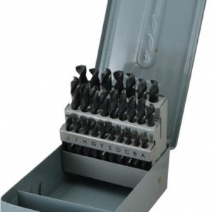 VALUE COLLECTION Drill Bit Set: Screw Machine Length Drill Bits, 26 Pc, 118 &deg;, High Speed Steel 01356260
