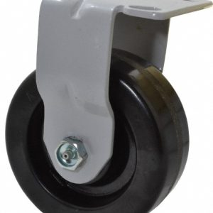 FAIRBANKS Rigid Top Plate Caster: Phenolic, 5" Wheel Dia, 2" Wheel Width, 1,000 lb Capacity, 6-1/2" OAH 1-N32-5-MC