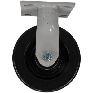 FAIRBANKS Rigid Top Plate Caster: Phenolic, 6" Wheel Dia, 2" Wheel Width, 1,200 lb Capacity, 7-1/4" OAH 1-N32-6-MC