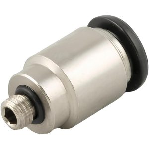 AIGNEP USA Push-to-Connect Tube x Universal Thread Fitting: Straight with Internal Hex, Universal, 4.00 mm OD 50010N-4-M5