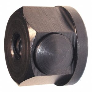 MORTON MACHINE WORKS 5/8-11, 1-5/8" Flange Diam, 1-1/8" High, 1-5/8" Across Flats, Button Thread Collar Nut CN-762