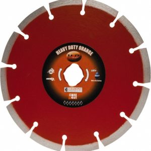 CORE CUT Wet & Dry Cut Saw Blade: 7" Dia, 20" Arbor Hole 11268