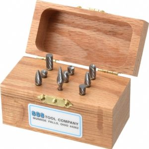 SGS PRO 9 Pc Double Cut Burr Set 18209