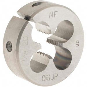OSG Round Die: 7/16-20, High Speed Steel 2707100