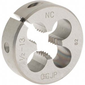 OSG Round Die: 1/2-13, High Speed Steel 2707200